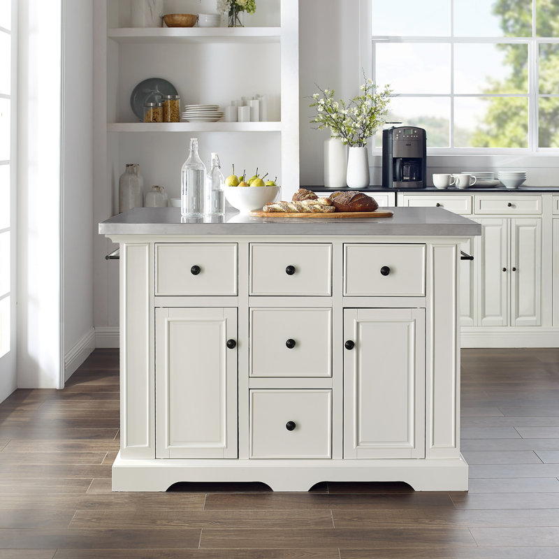 Deroche Kitchen Island & Reviews Birch Lane